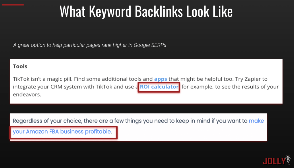 Keyword Backlinks